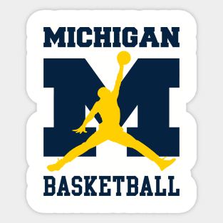 Michigan Basketball Sticker